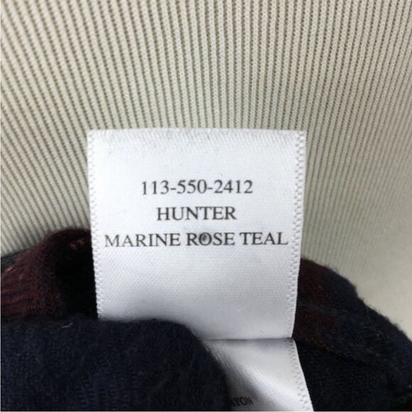 Rails Hunter Marine Rose Teal Plaid Flannel Shirt s - Picture 8 of 11
